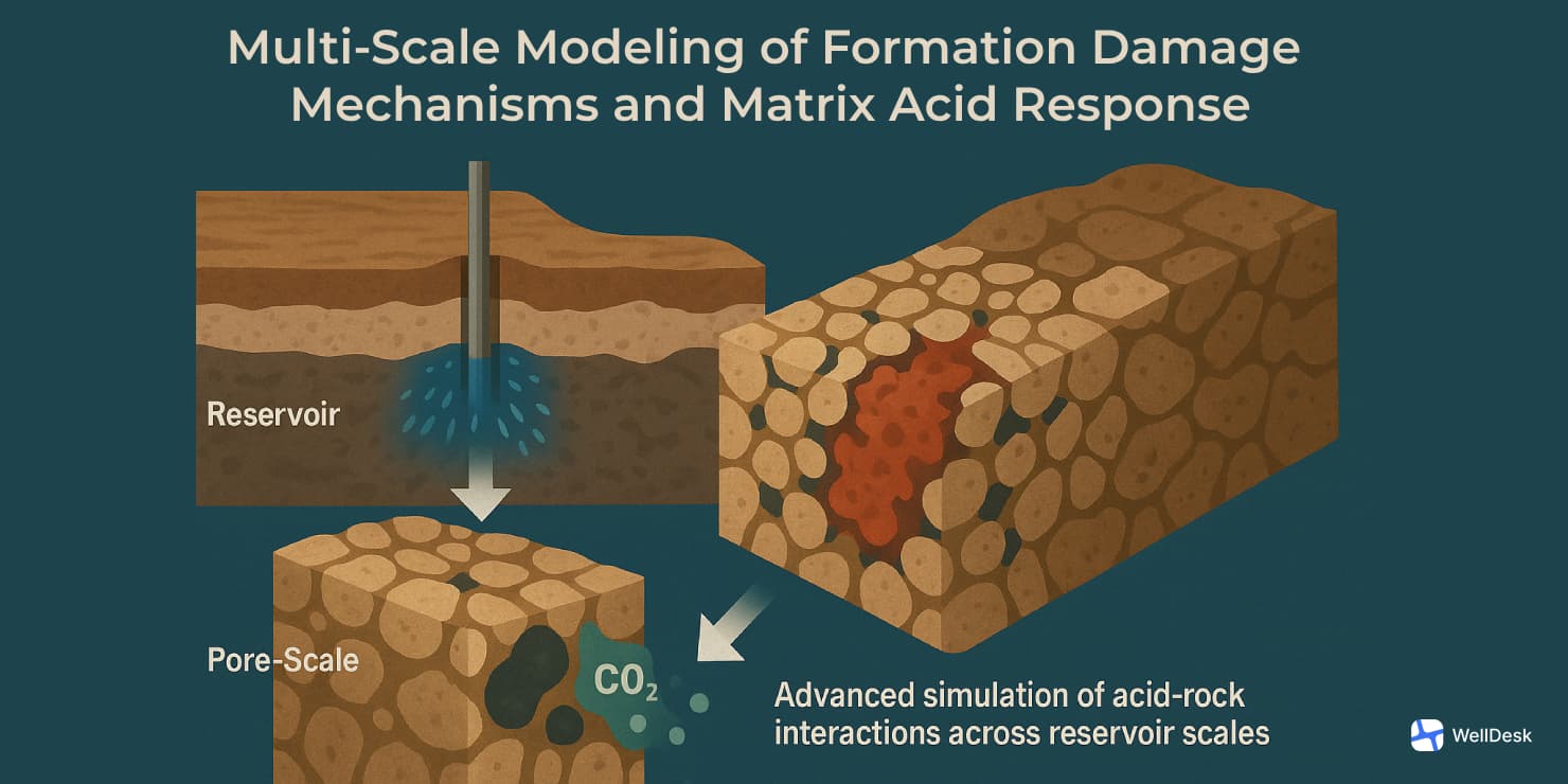 Multi-scale modeling of formation damage and acid response